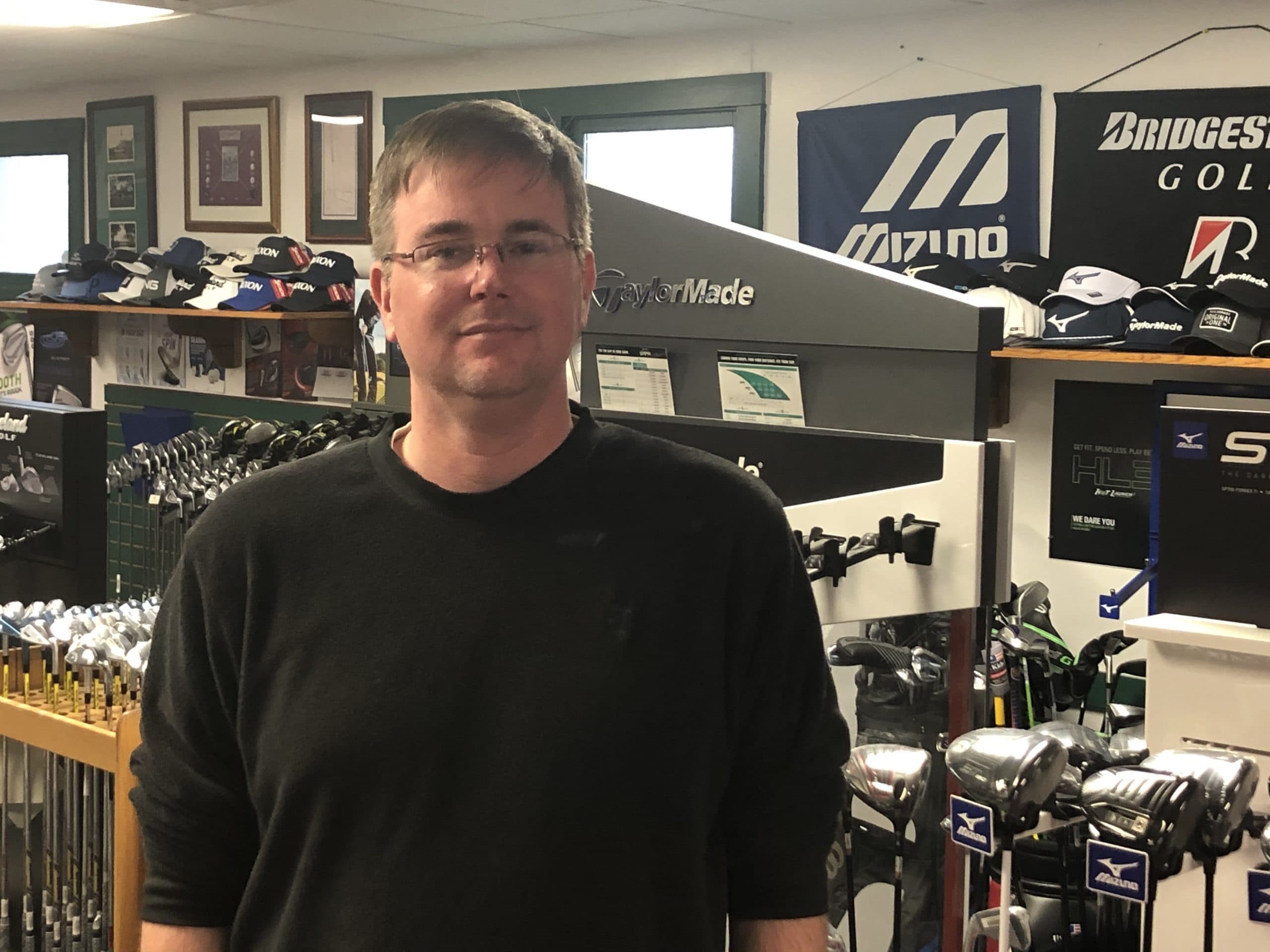 Matt Rutherford, co-owner · fitting specialist at Mulligan's Golf Shop